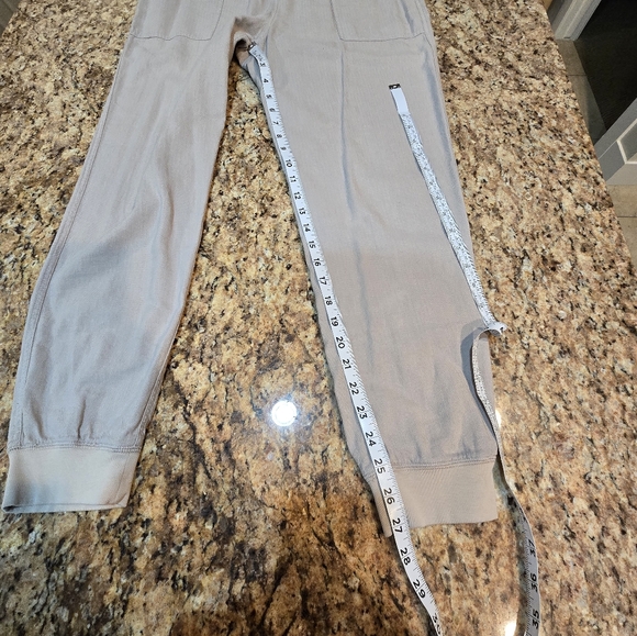 Faherty AIRLIE PANT in STONE Linen Blend Women's Size Medium - Picture 8 of 11